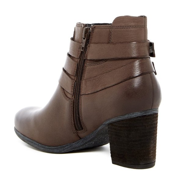 Josef Seibel New BRITNEY 50 Comfort Boots 41/10 Brown Black Ombre Leather Bootie - Picture 2 of 16